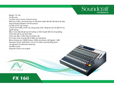 Soundcraft FX 16ii