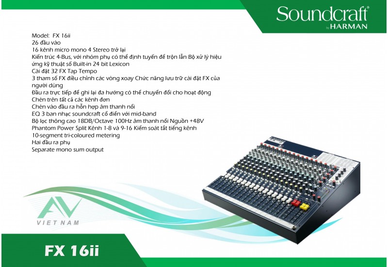 Soundcraft FX 16ii