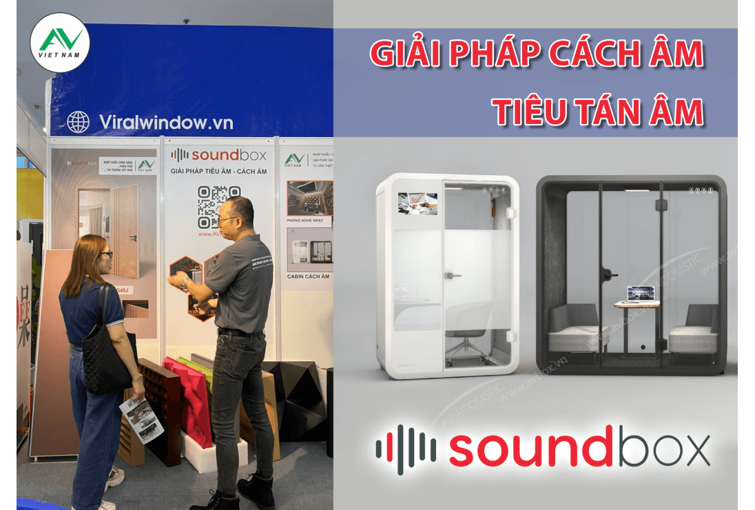 AV Vietnam mang đến Giải pháp cách âm, tiêu tán âm Soundbox đến triển lãm Vietbuild Hà Nội