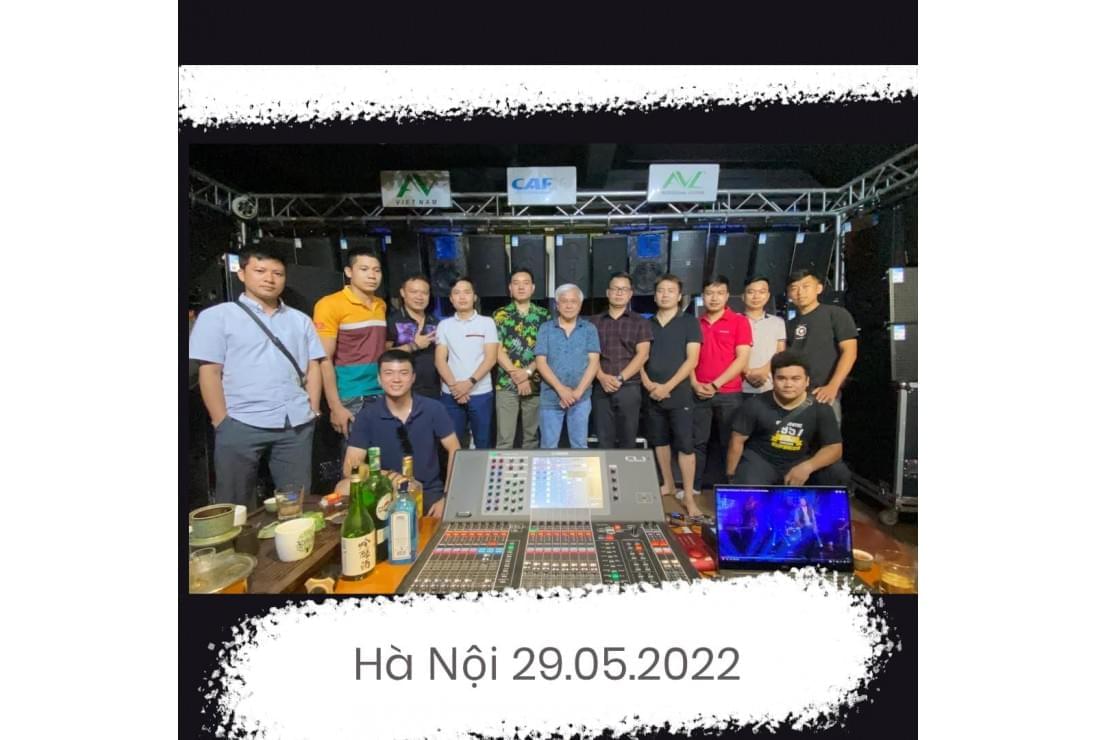 Buổi Training Yamaha CL-1 cùng chú Peter và anh em âm thanh tại Hà Nội !