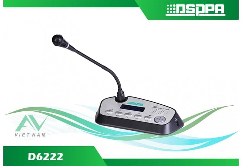 DSPPA D6222 - Micro đại biểu có dây tích hợp chức năng bỏ phiếu