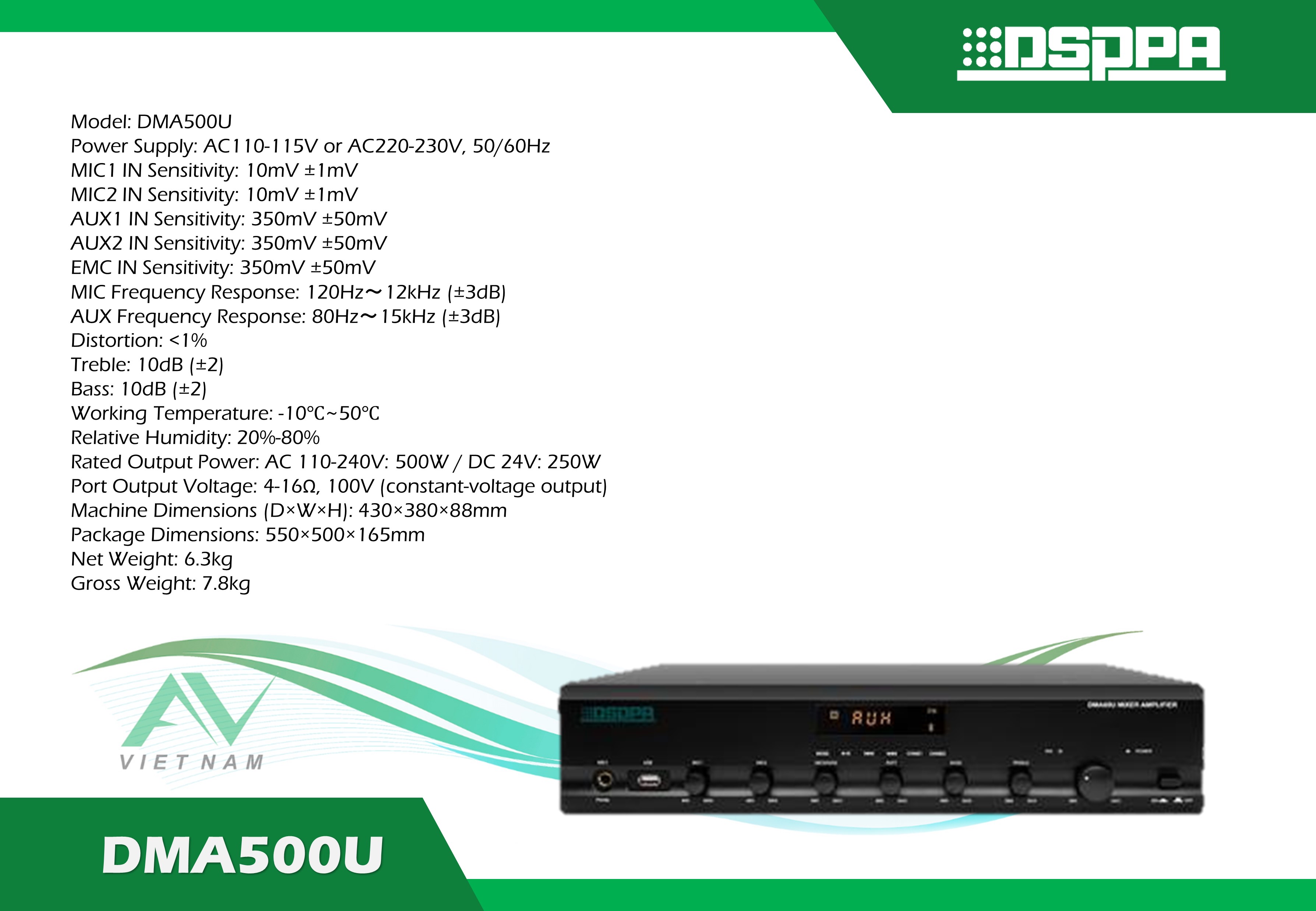 DMA500U