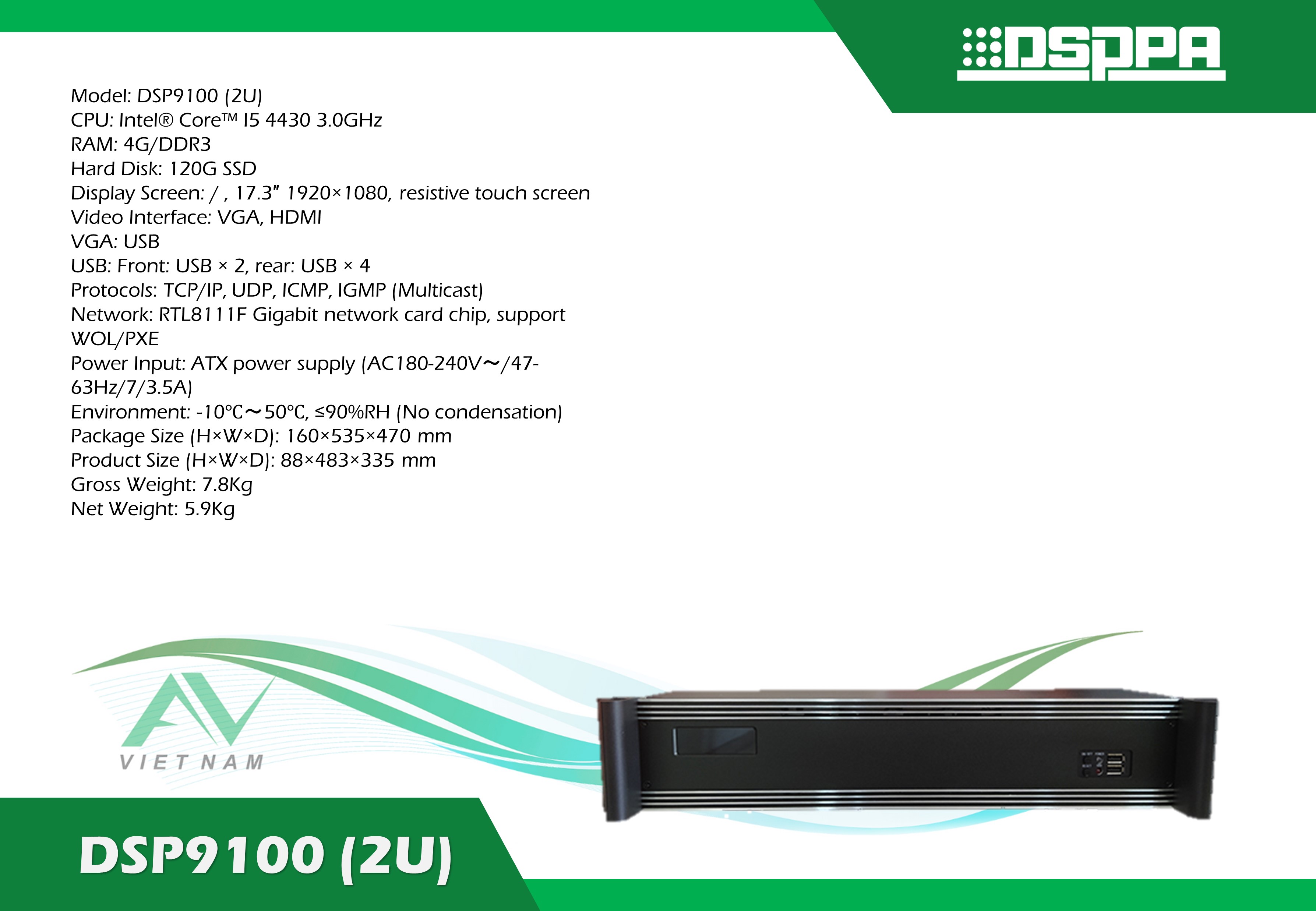 DSP9100-2U