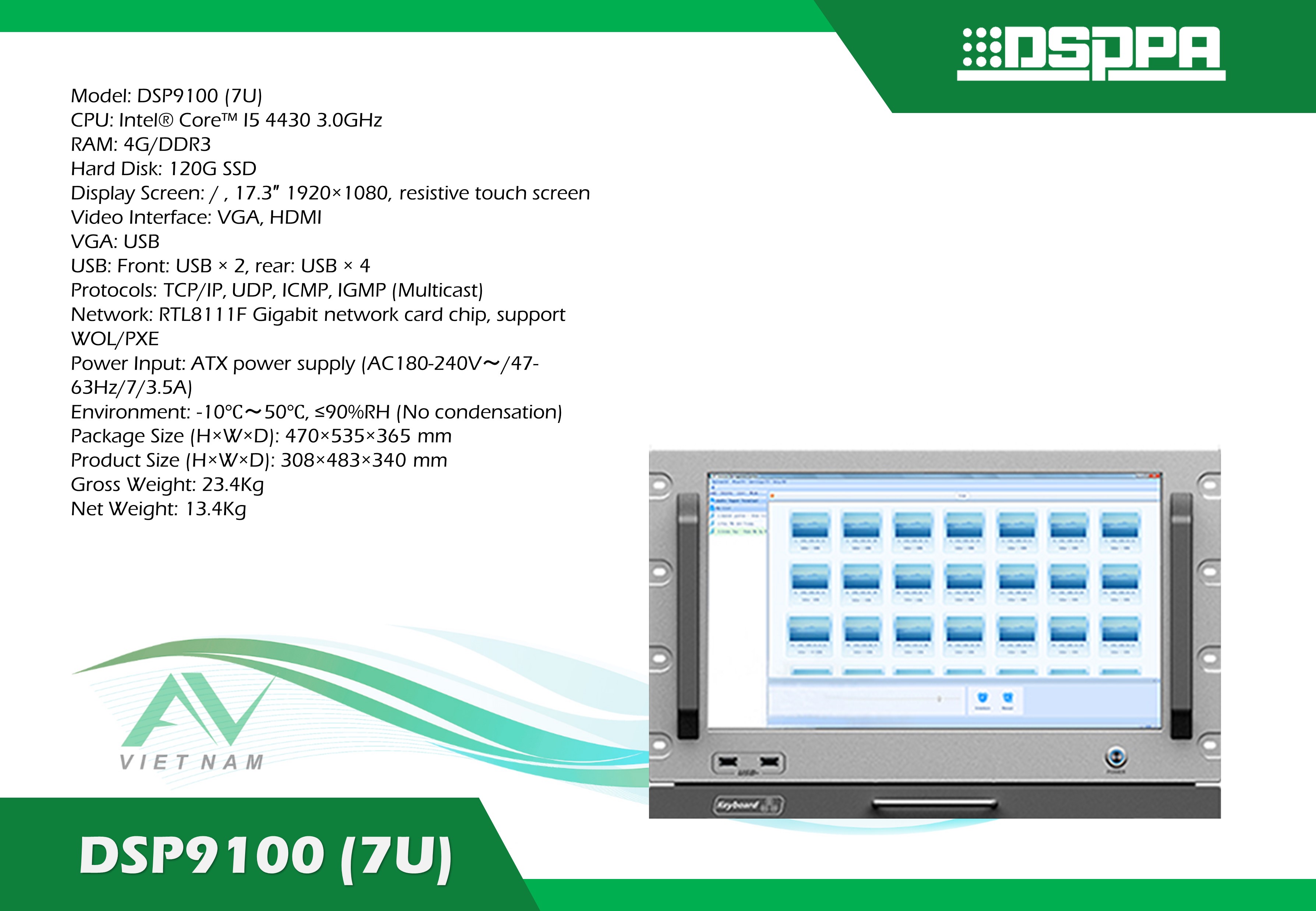 DSP9100-7U